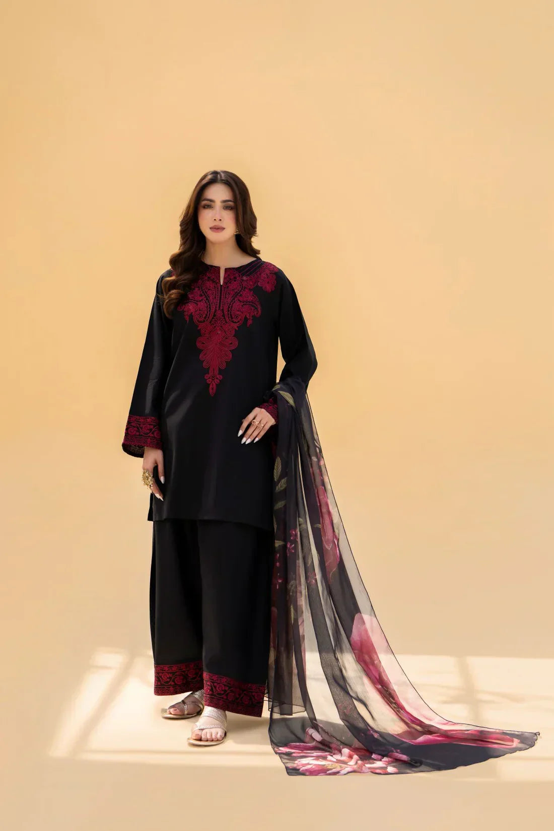ZAROON 3PC UNSTITCHED LAWN - BG849