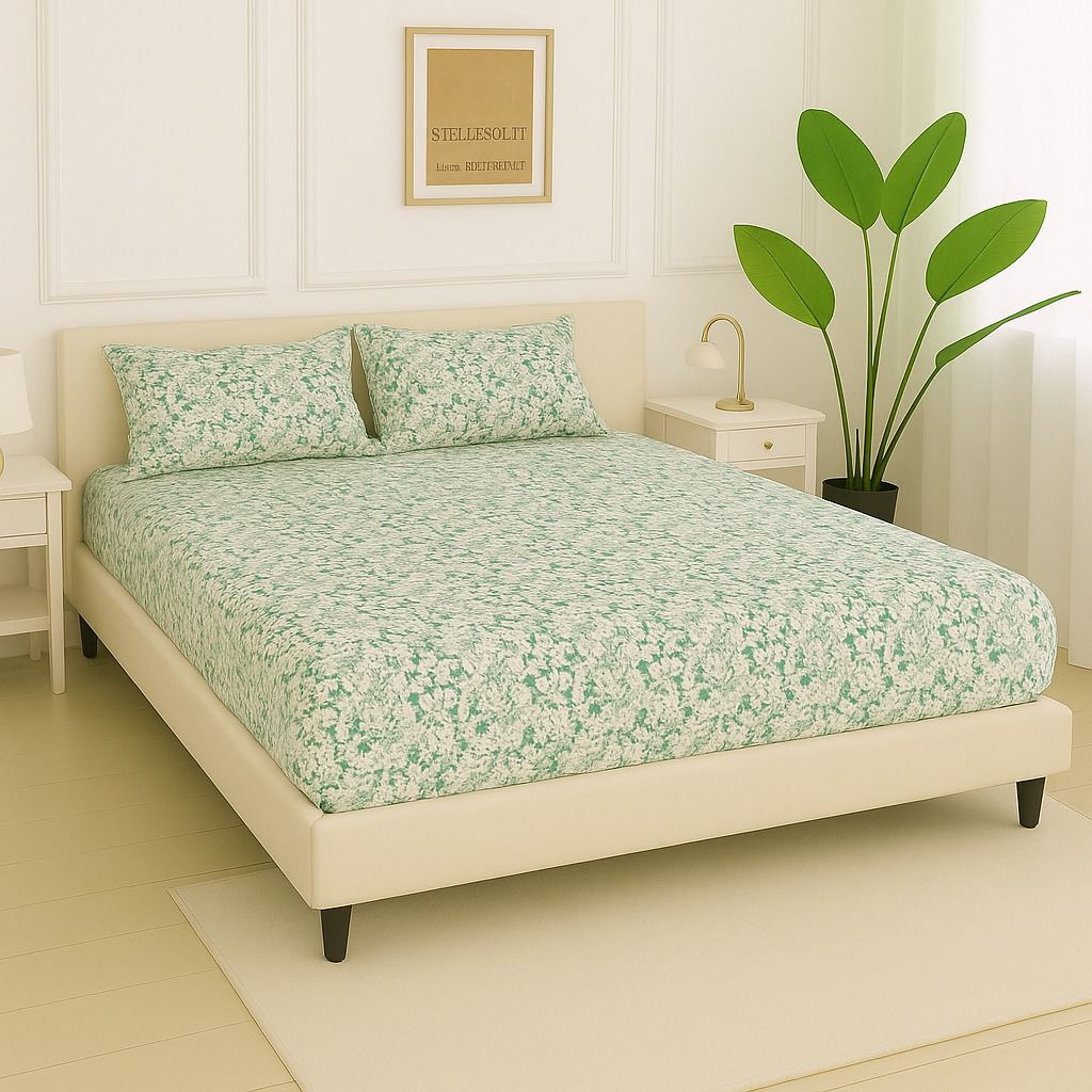 3 PC Fitted Bed Sheet Set-ZF03