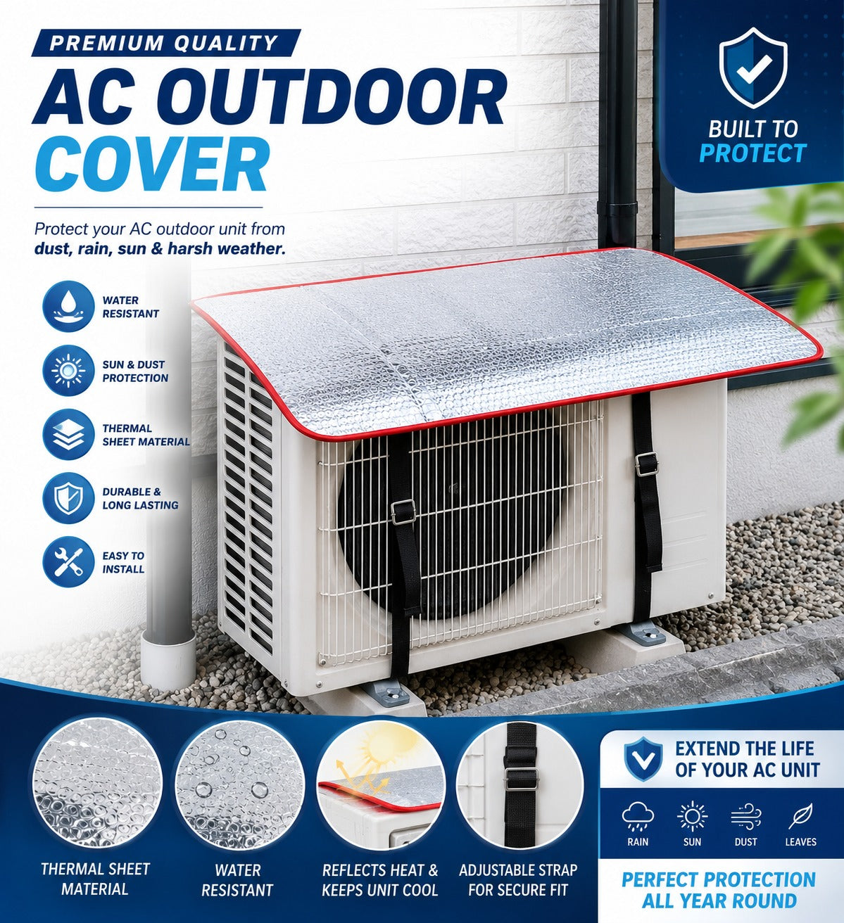 Air Conditioner Outdoor Unit Cover