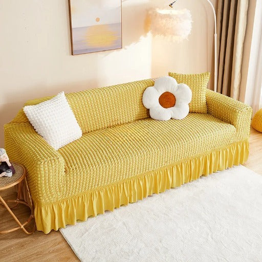 Bubble Sofa Covers (Golden-Beig)