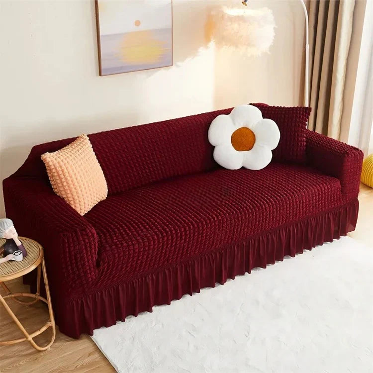 Bubble Sofa Covers (Maroon)