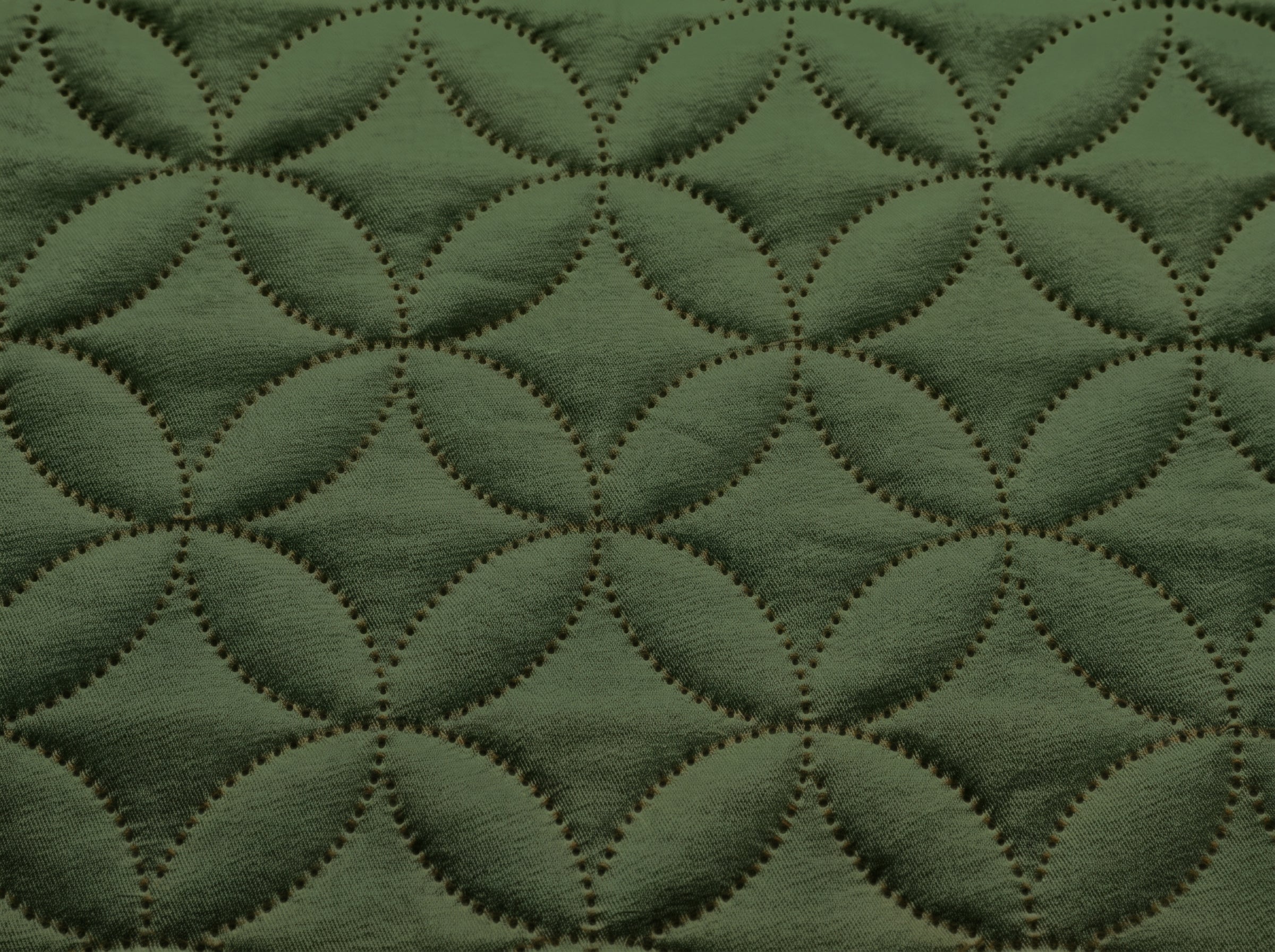 Quilted Ultrasonic Mattress Cover (Green)