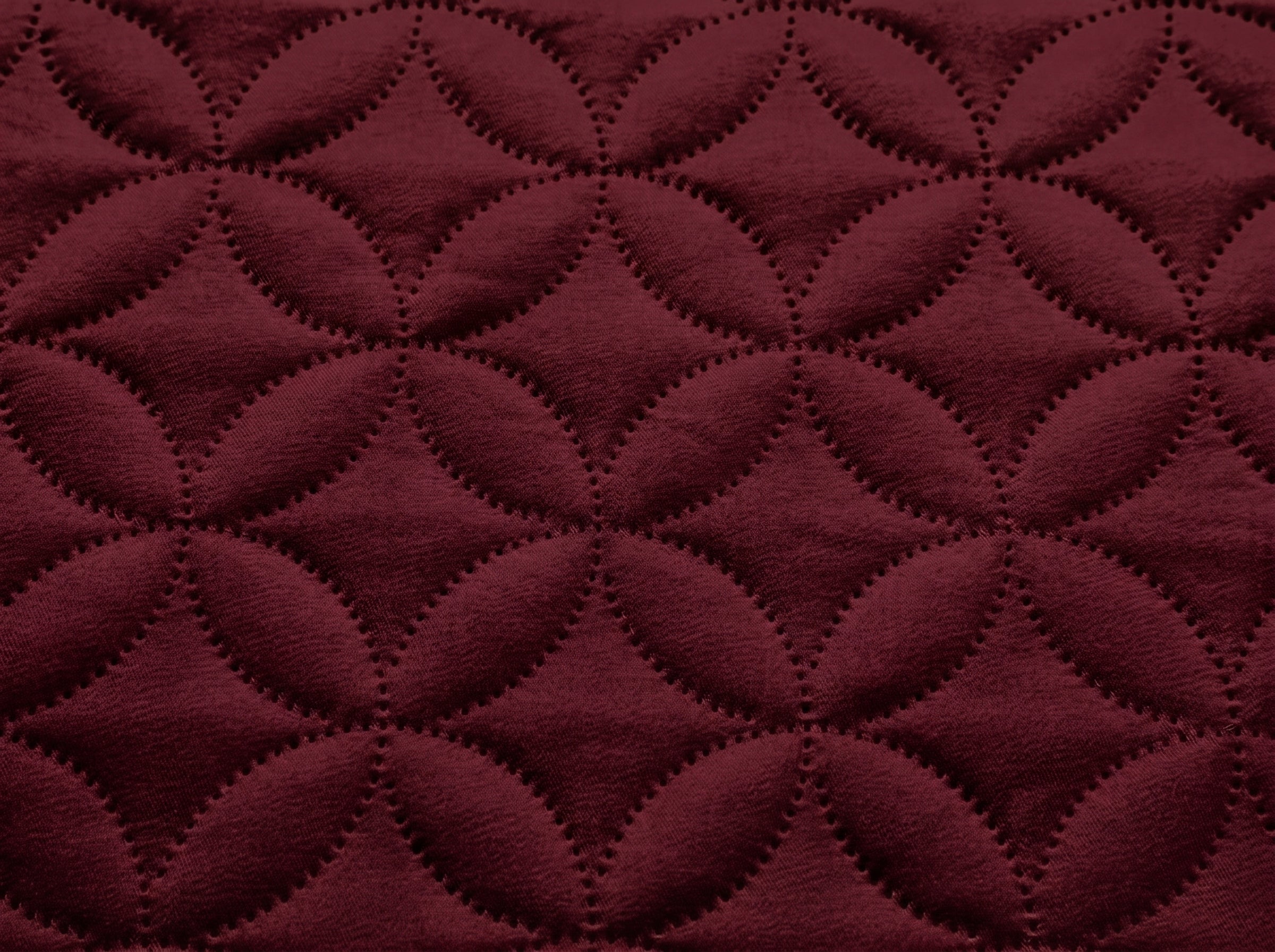 Quilted Ultrasonic Mattress Cover (mehroon)