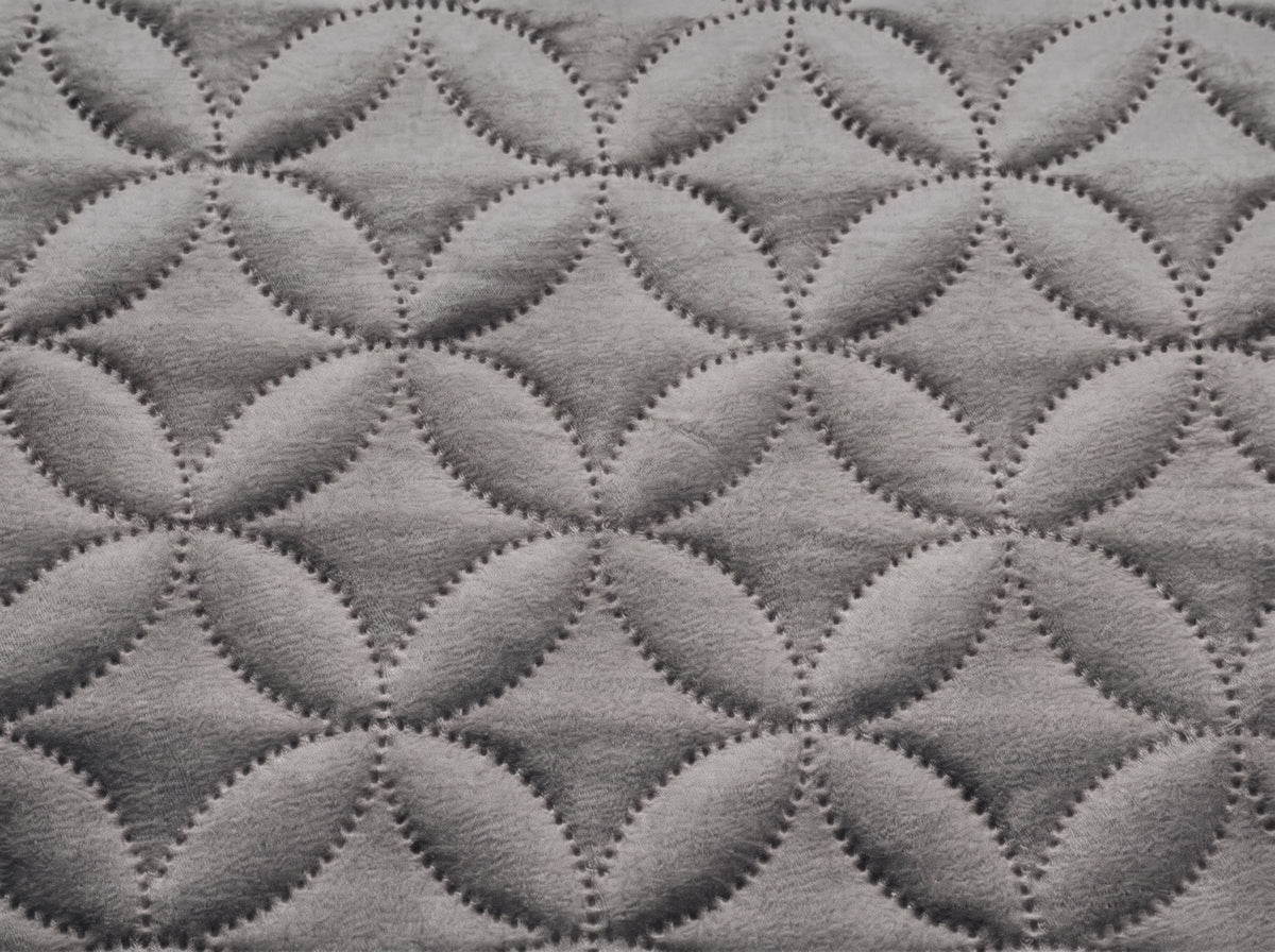 Quilted Ultrasonic Mattress Cover (Grey)