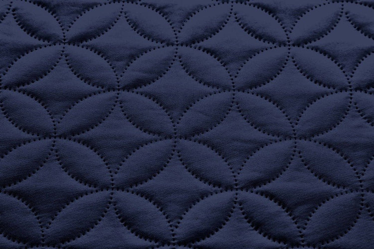 Quilted Ultrasonic Mattress Cover (Blue)
