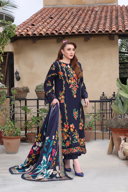 3PC LAWN UNSTITCHED - ANS373