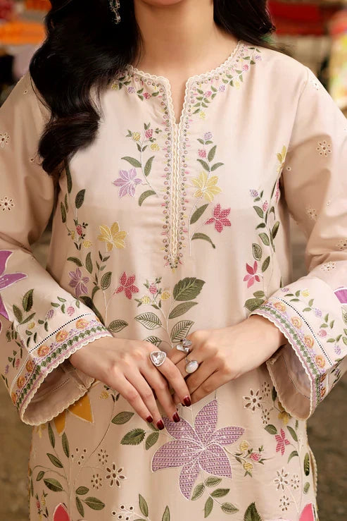 3PC  EMBROIDERED LAWN-ANS1111