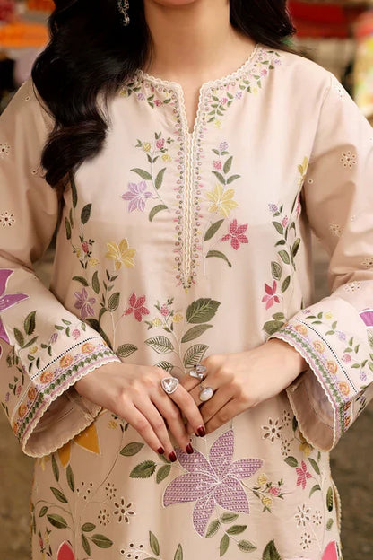 3PC  EMBROIDERED LAWN-ANS1111