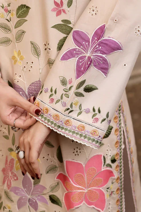 3PC  EMBROIDERED LAWN-ANS1111