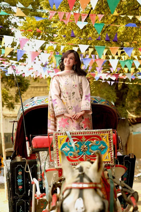3PC  EMBROIDERED LAWN-ANS1111