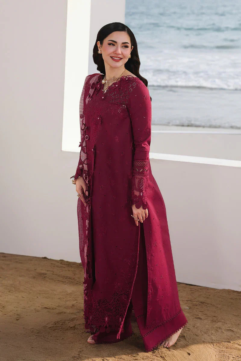 SA-14 NELAM-3PC  EMBROIDERED LAWN-ANS3278