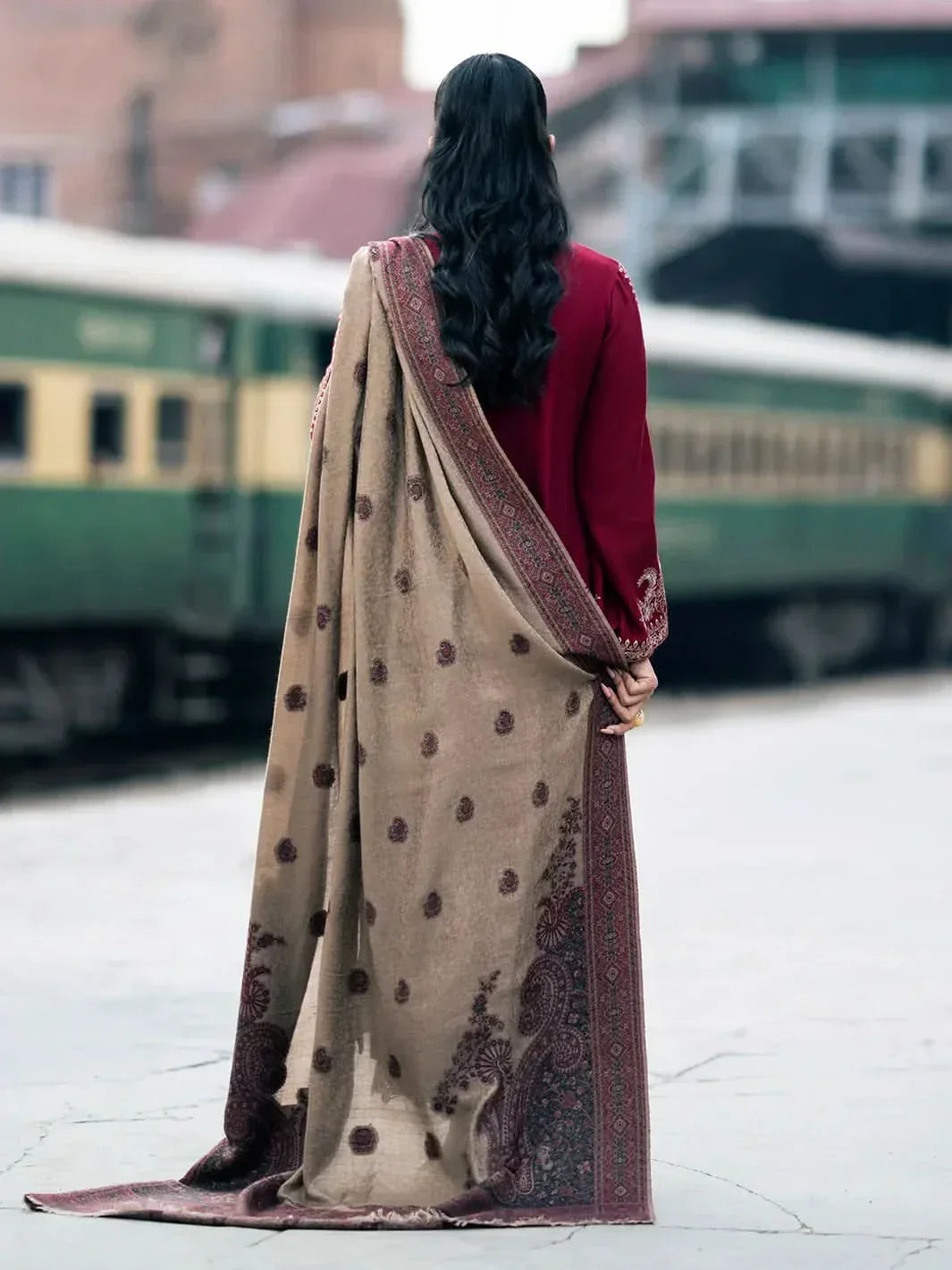HAASIL LAWN 3 PC UNSTITCHED LAWN SUIT-ANS1776