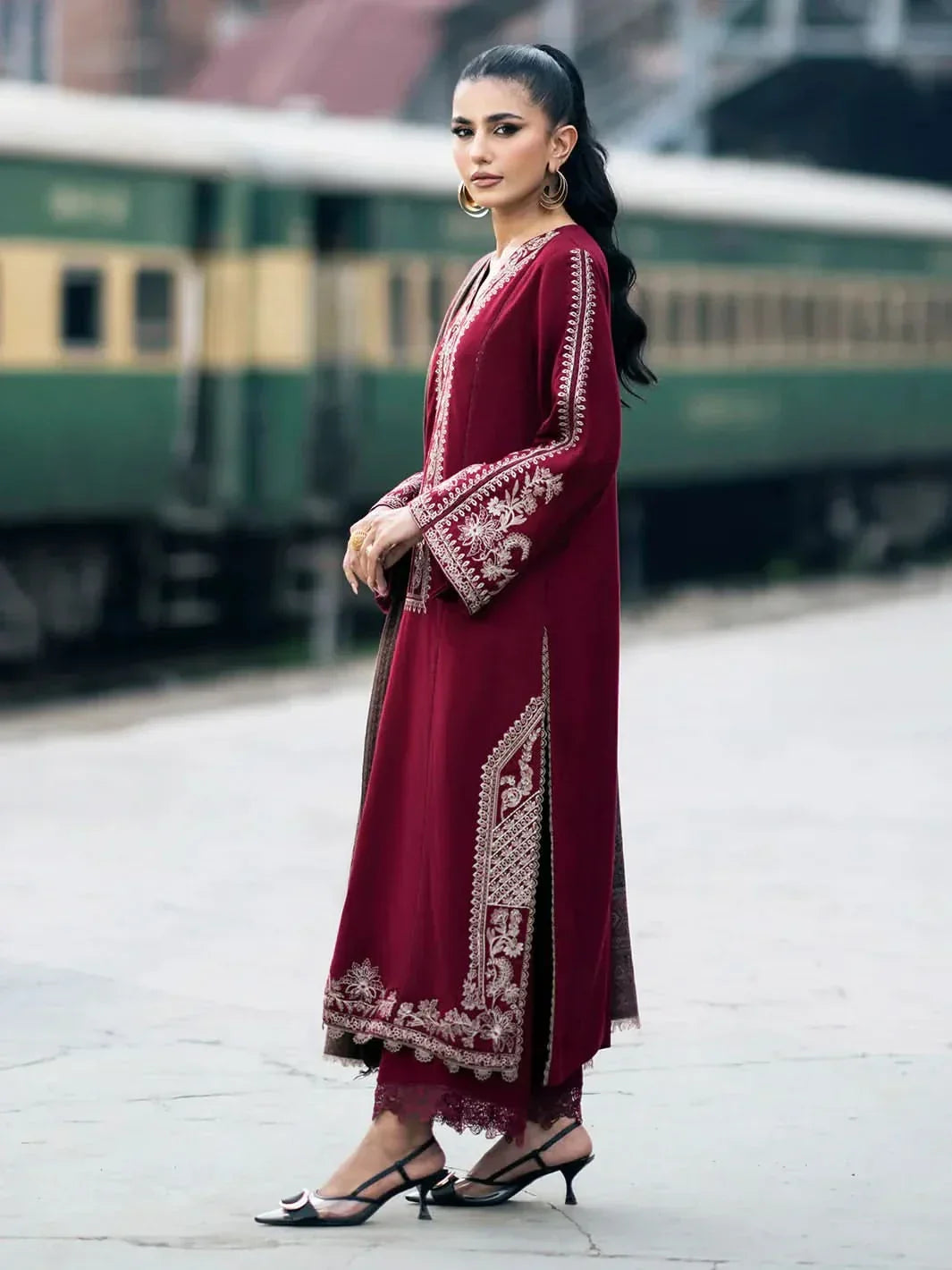 HAASIL LAWN 3 PC UNSTITCHED LAWN SUIT-ANS1776
