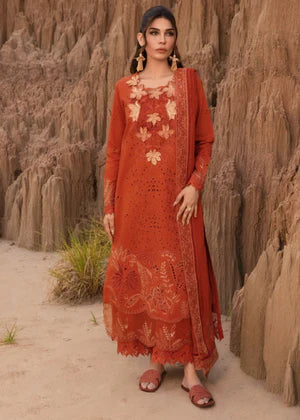 3PC EMBROIDERED LAWN -ANS1613