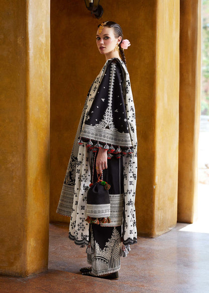 SHAMS 3PC EMBROIDERED LAWN - ANS1633