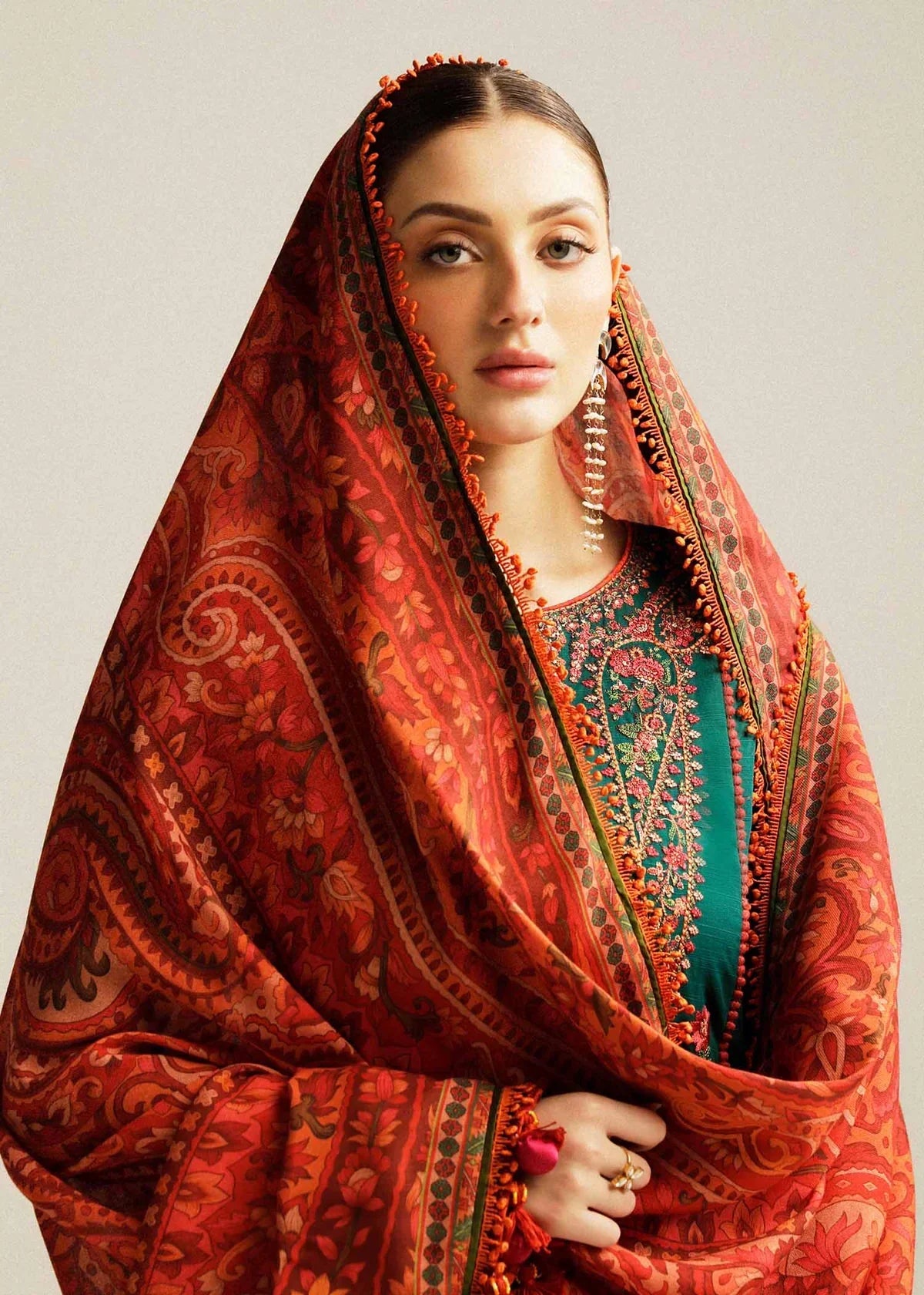 Marjaan-3PC  EMBROIDERED LAWN-ANS3288