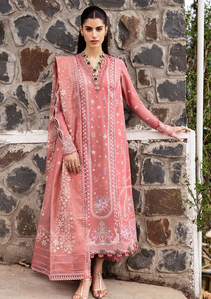3 PC EMBROIDERD LAWN SUIT - ANS661