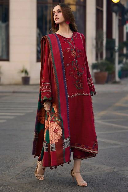 3PC  EMBROIDERED LAWN-ANS7777