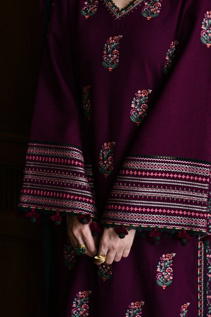 3 PC EMBROIDERED LAWN SUIT - ANS373