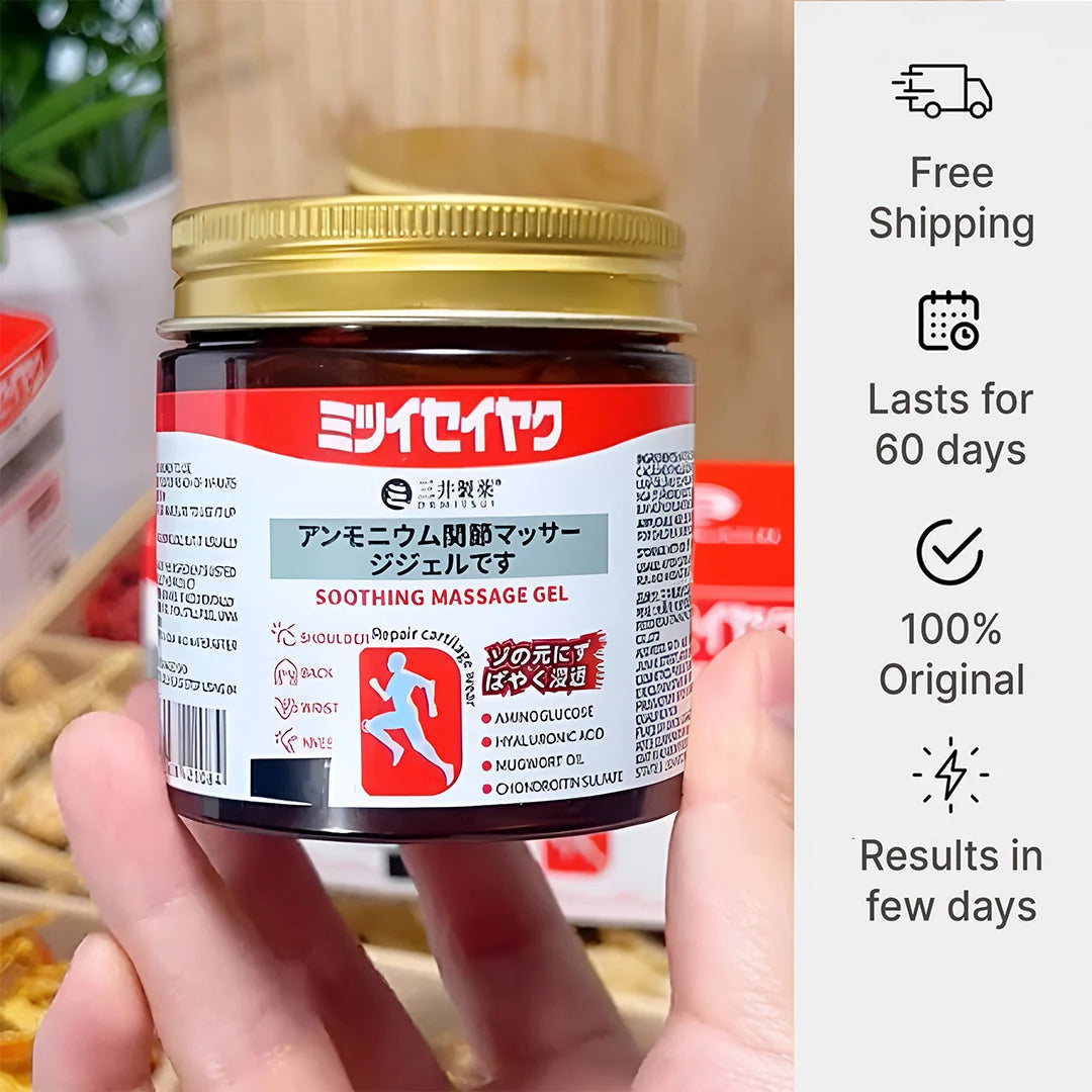 Japanese Instant Pain Relief Massage Gel (Buy 1 Get 1 FREE OFFER)