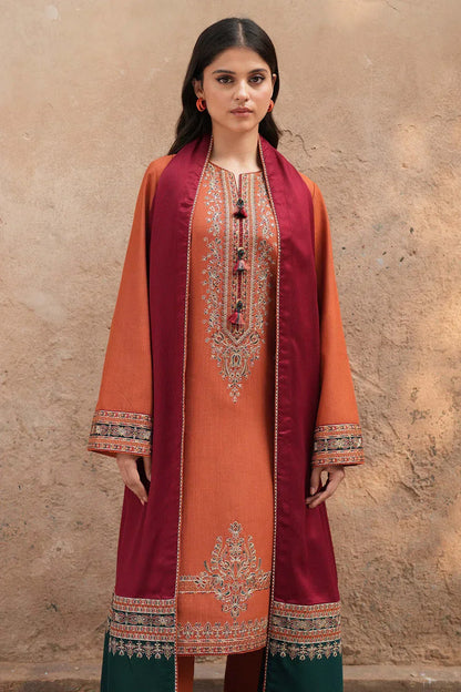 3 PC UNSTITCHED LAWN SUIT - ANS620