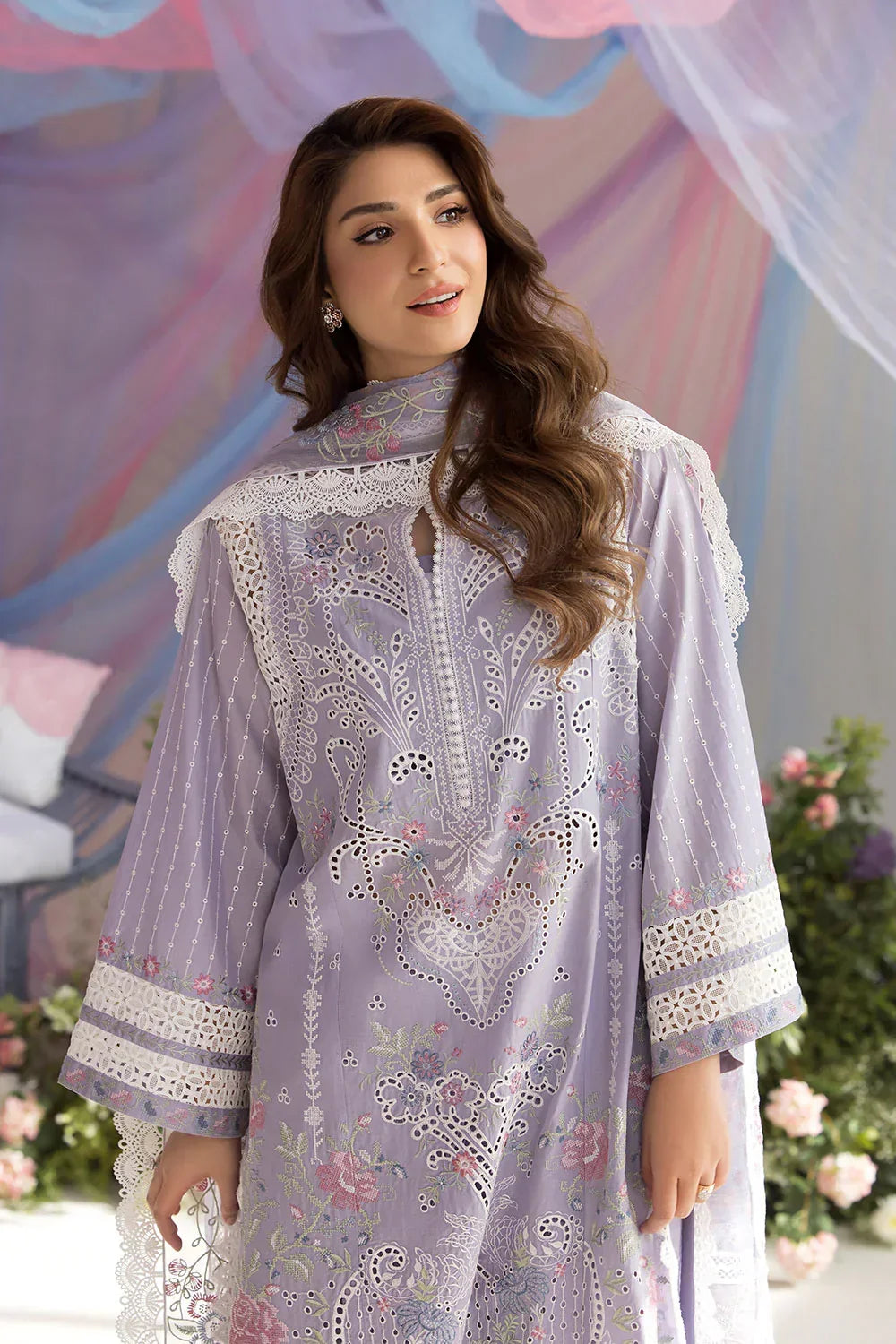3PC LUXURY EMBROIDERED SUIT -ANS4534