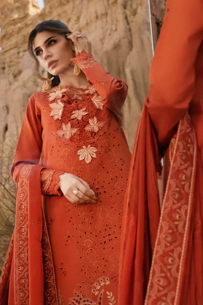 3PC EMBROIDERED LAWN -ANS1613