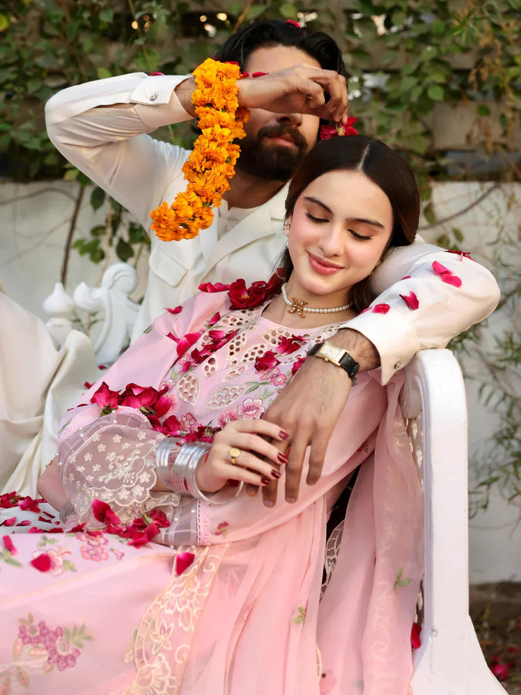 3PC EMBROIDERED LAWN SUIT - 6666