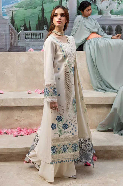 3PC  EMBROIDERED LAWN-ANS5555