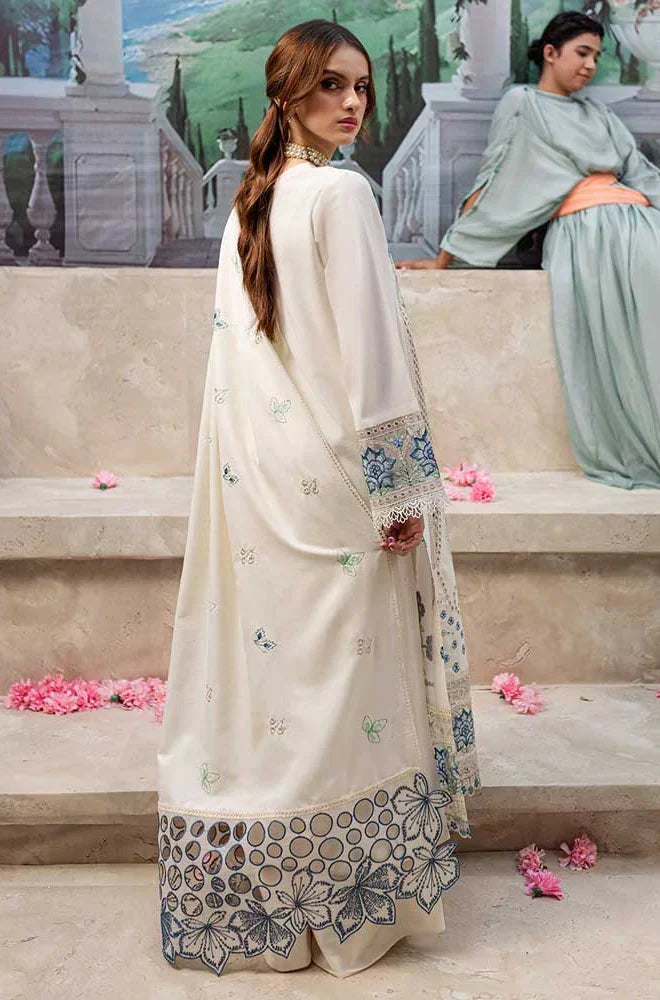 3PC  EMBROIDERED LAWN-ANS5555