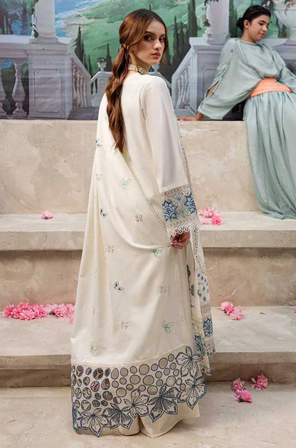 3PC  EMBROIDERED LAWN-ANS5555