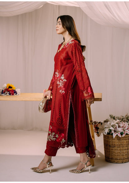 3 PC EMBROIDERED LAWN SUIT - ANS565