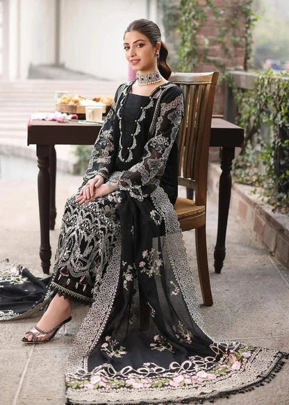 3PC EMBROIDERED LAWN-ANS3535