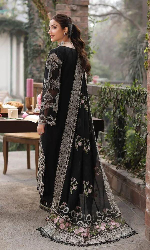 3PC EMBROIDERED LAWN-ANS3535
