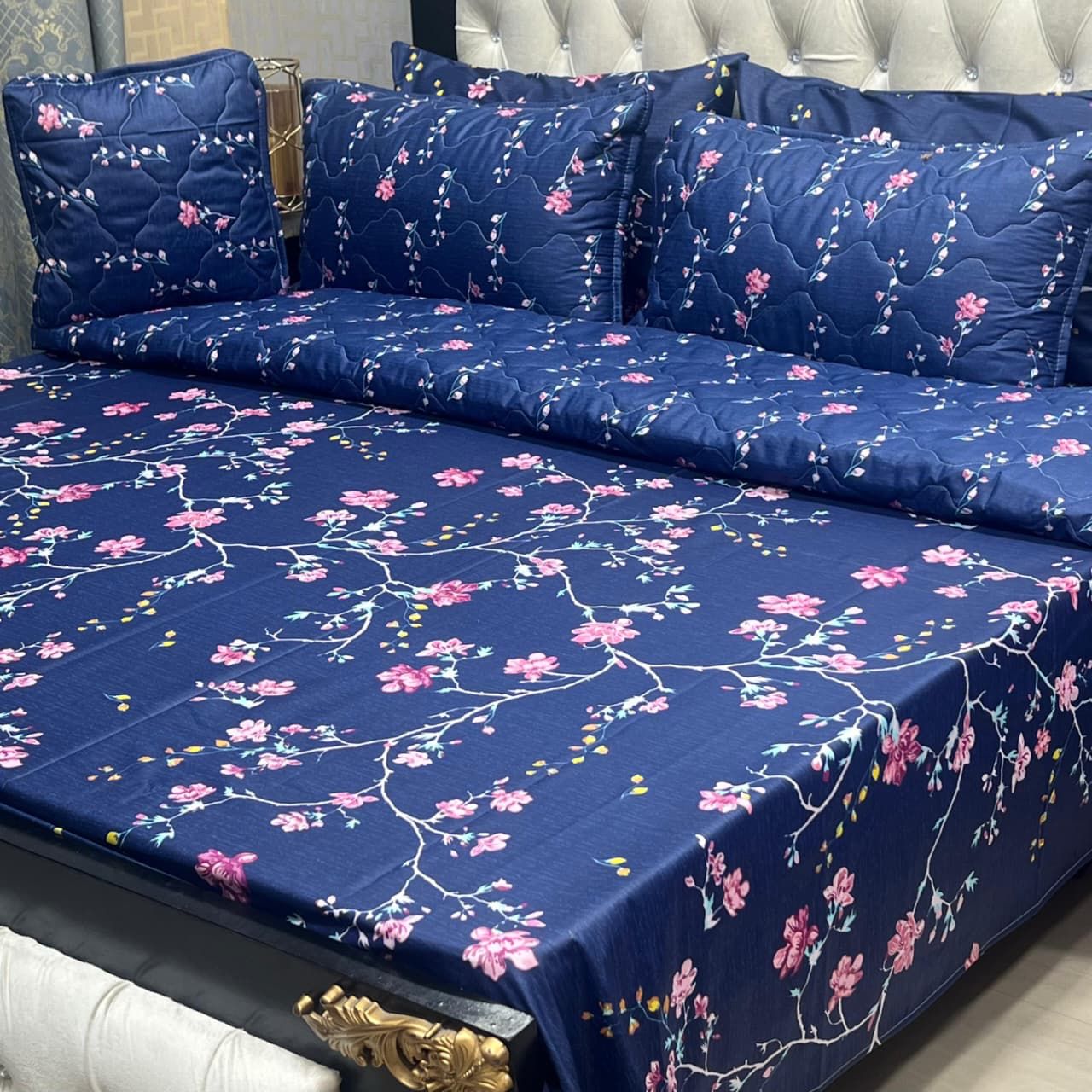 7Pc Printed Comforter Set -CS03