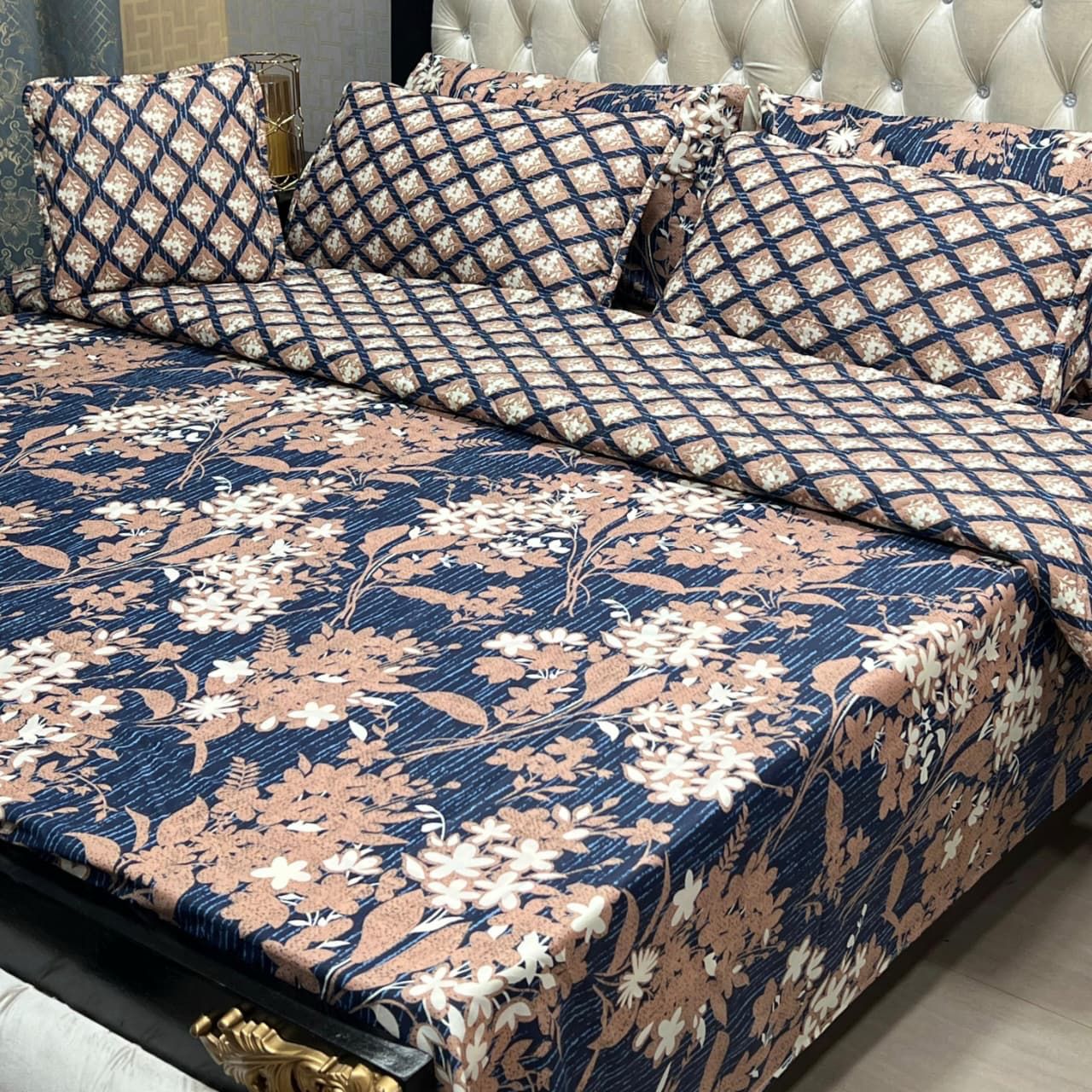 7Pc Printed Comforter Set -CS33