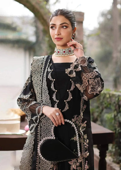 3PC EMBROIDERED LAWN-ANS3535