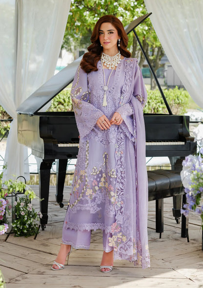 3PC EMBROIDERED LAWN SUIT - 6161