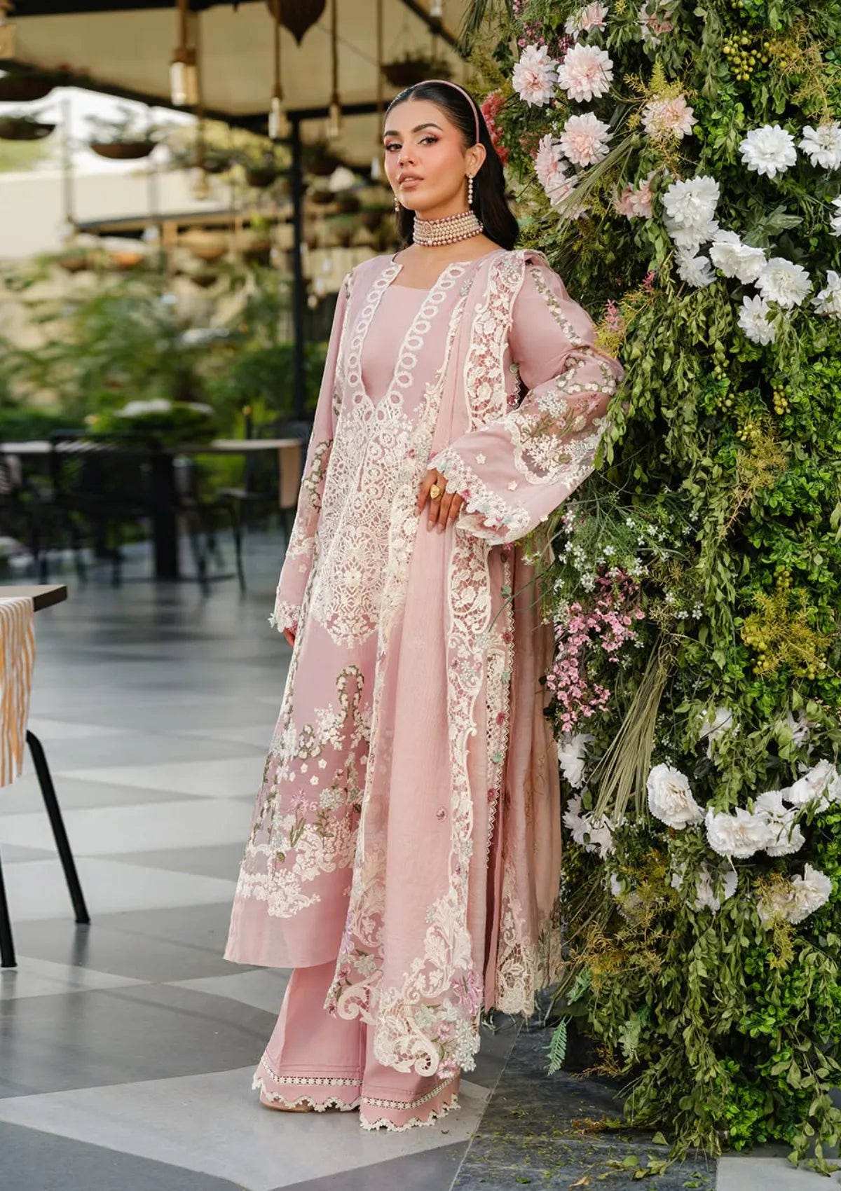 3PC EMBROIDERED LAWN SUIT - 1010