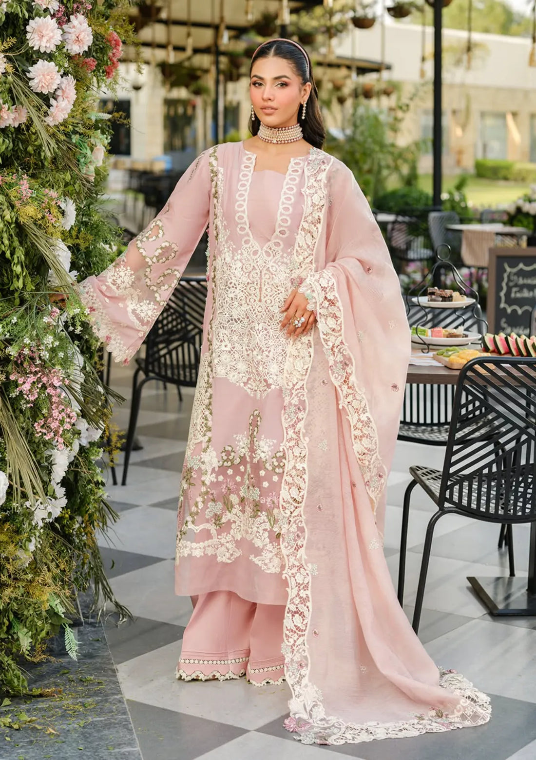 3PC EMBROIDERED LAWN SUIT - 1010