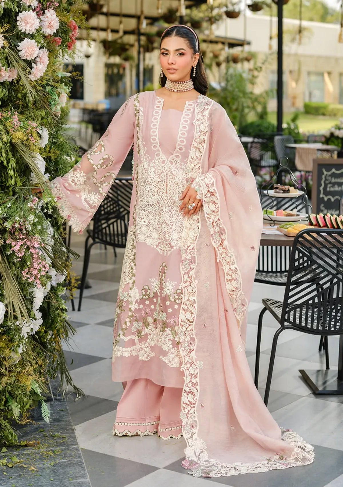 3PC EMBROIDERED LAWN SUIT - 1010