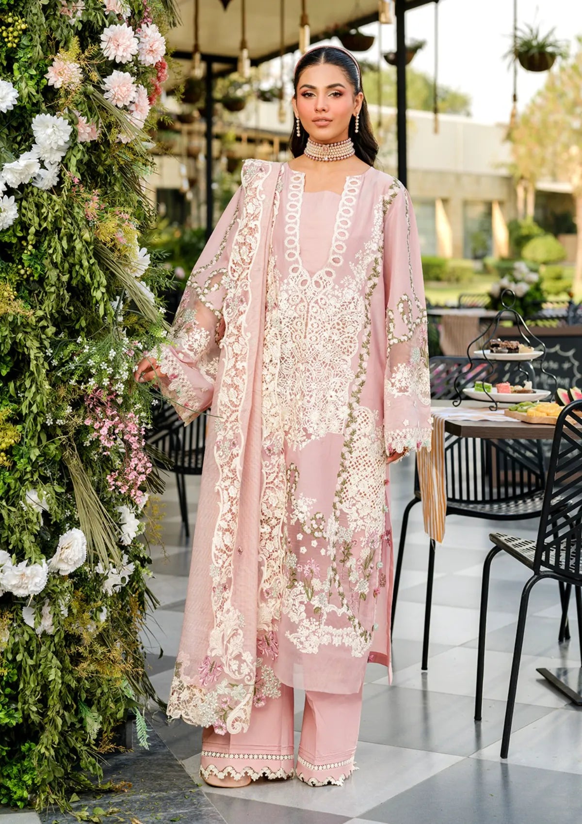3PC EMBROIDERED LAWN SUIT - 1010