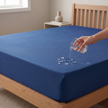 Water Proof Mattress Protector - Blue