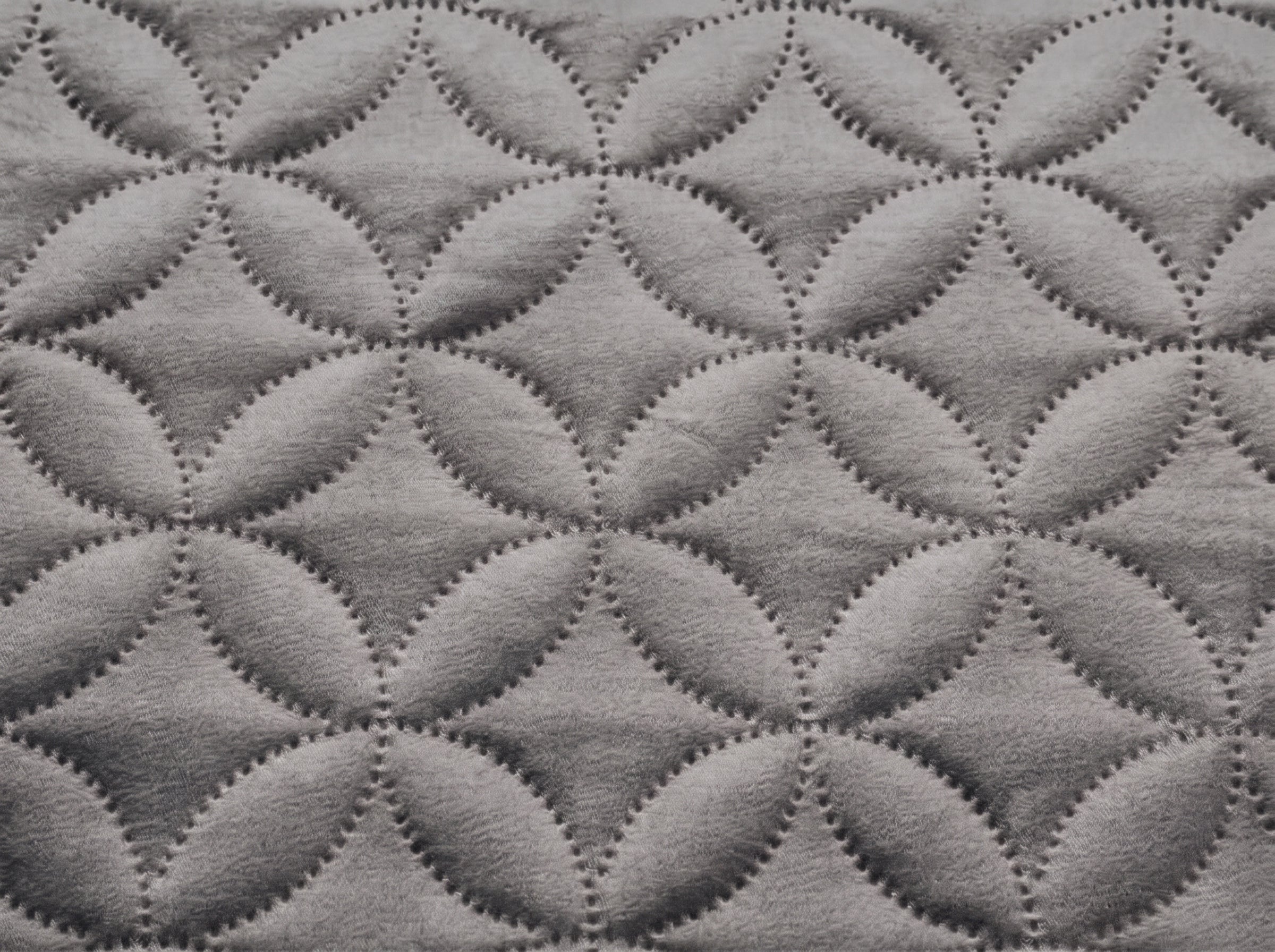 Quilted Ultrasonic Mattress Cover (Grey)