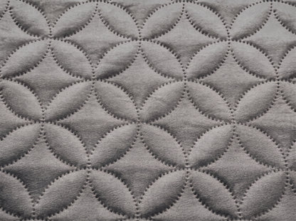Quilted Ultrasonic Mattress Cover (Grey)