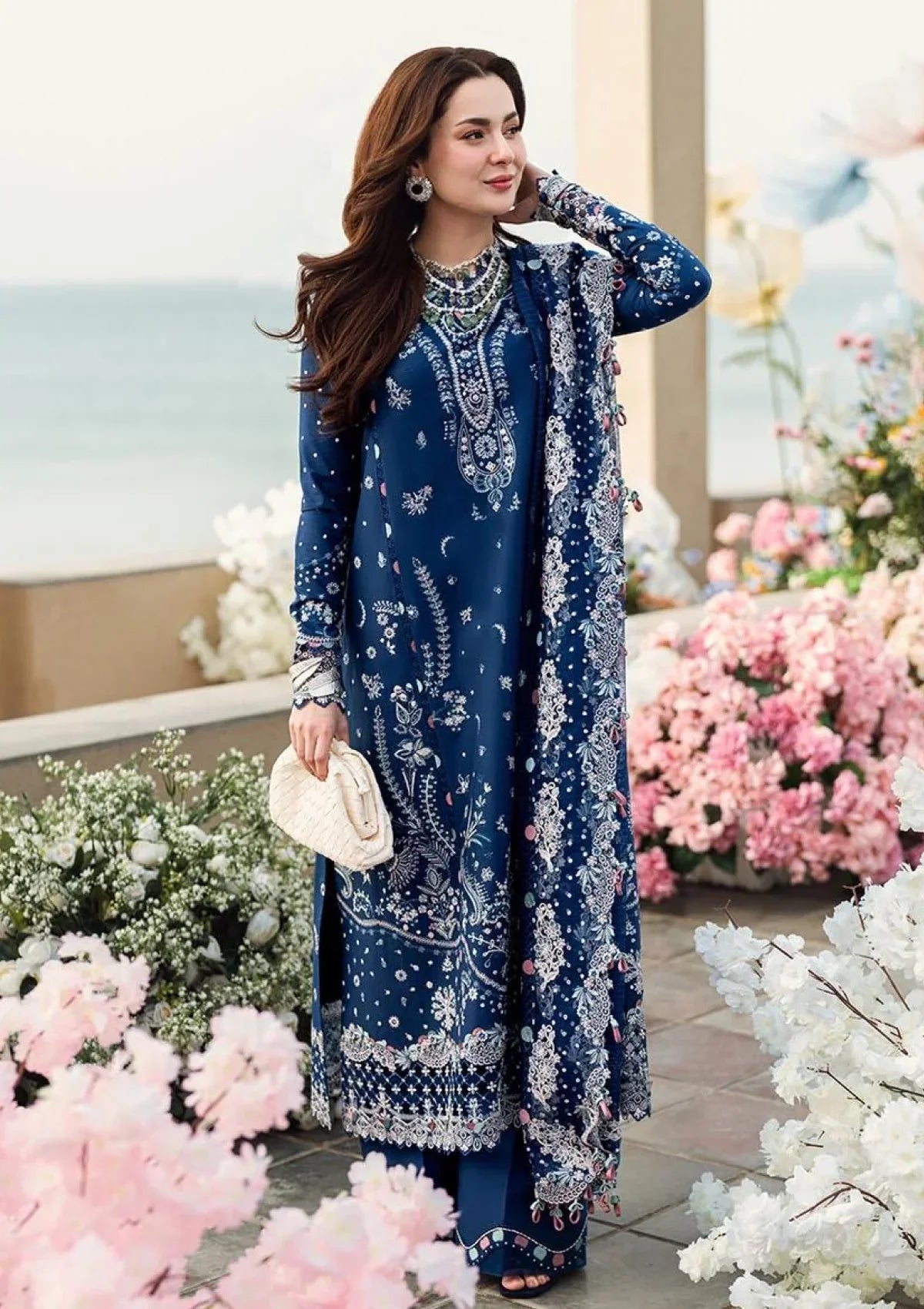 3PC UNSTITCHED LAWN - ANS1237