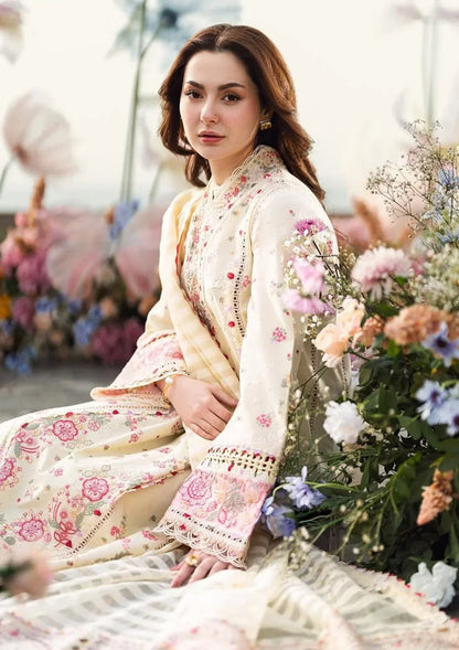 3PC EMBROIDERED LUXURY LAWN -ANS025