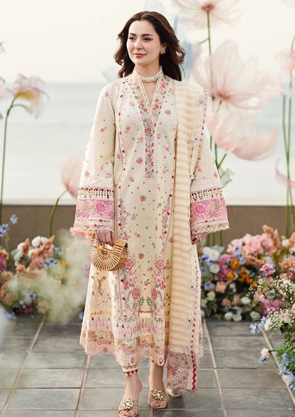 3PC EMBROIDERED LUXURY LAWN -ANS025