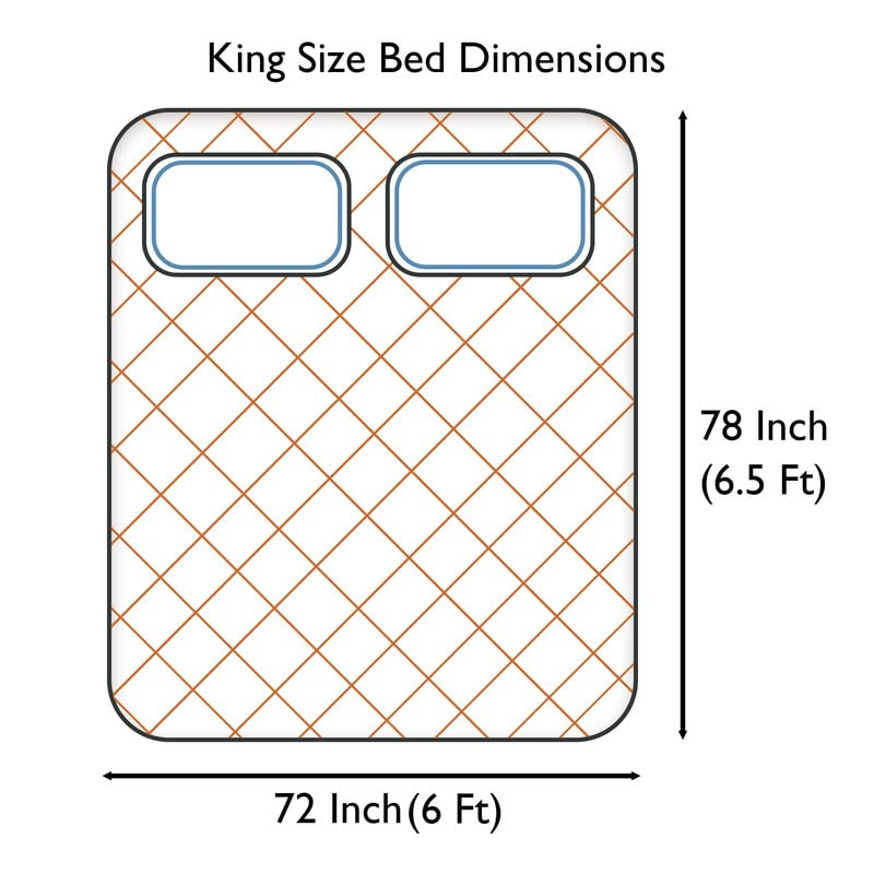 Terry Waterproof Mattress Cover -Blue